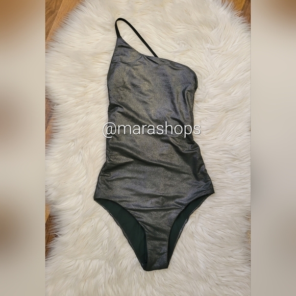 Alix NYC Seville One Shoulder Open Back Swimsuit - Picture 1 of 7